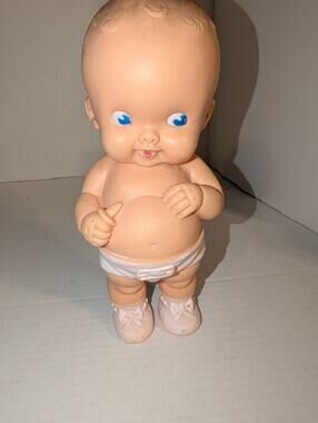 1964 Edward Mobley Baby Doll Squeak Toy Vintage Rubber Toy Loud Working Squeaker